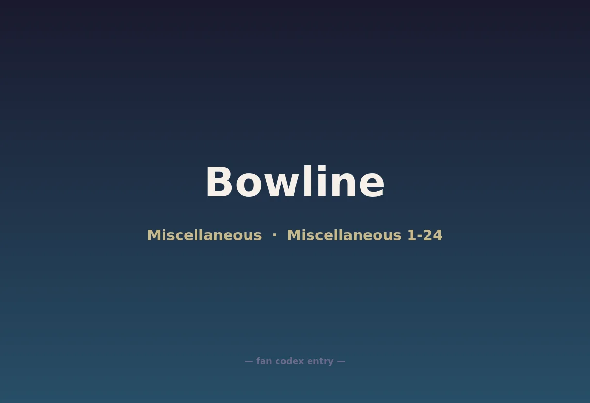 Bowline