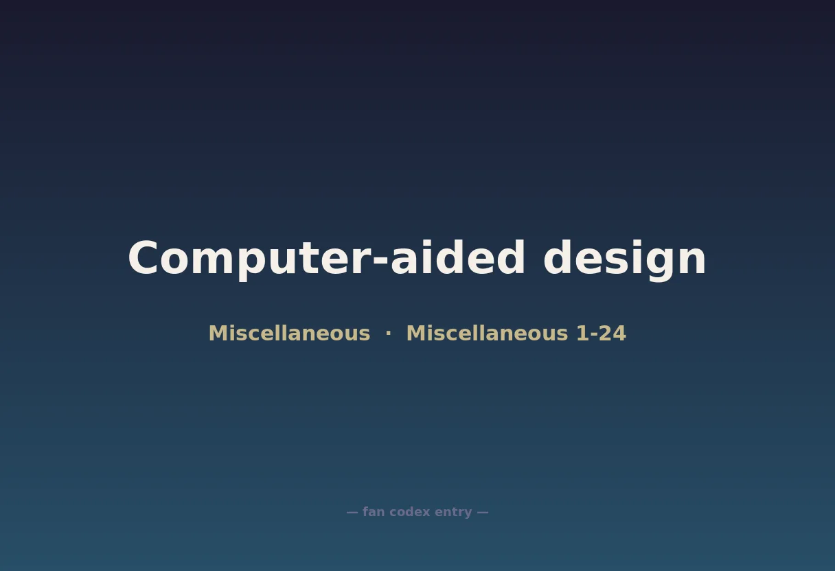 Computer-aided design