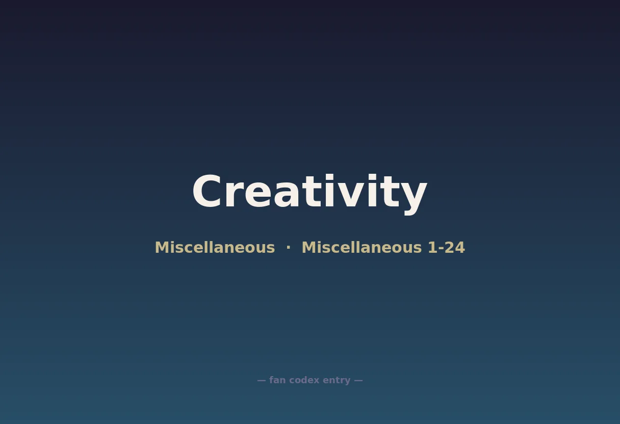 Creativity