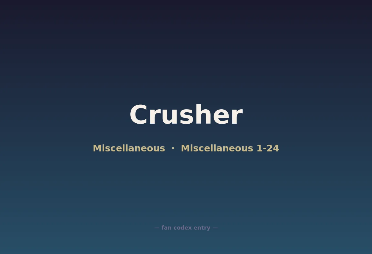 Crusher